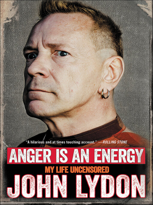 Title details for Anger Is an Energy by John Lydon - Available